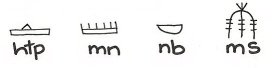 Hieroglyphs, hieroglyphics